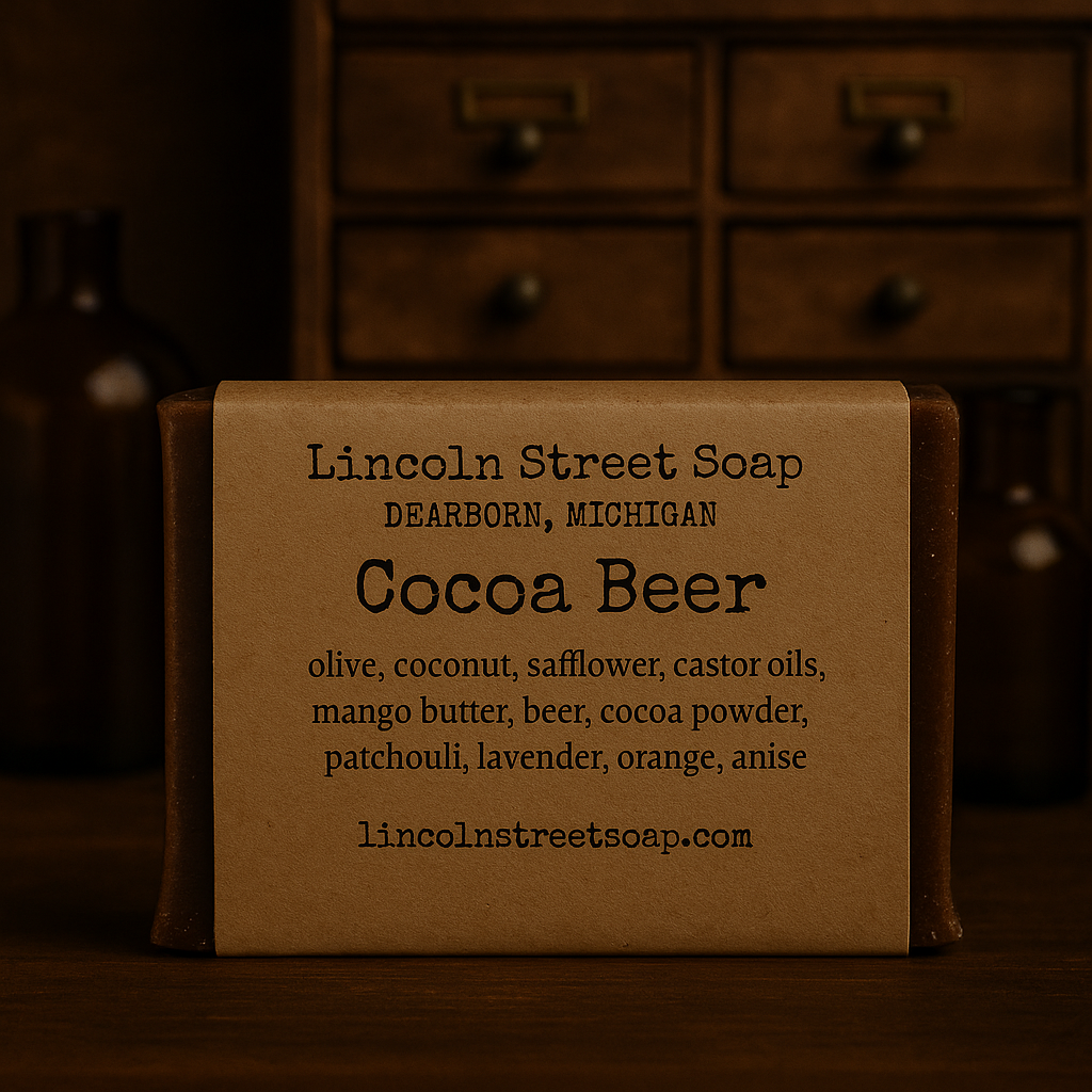 Cocoa Beer Soap – Nourishing • Balancing • Revitalizing