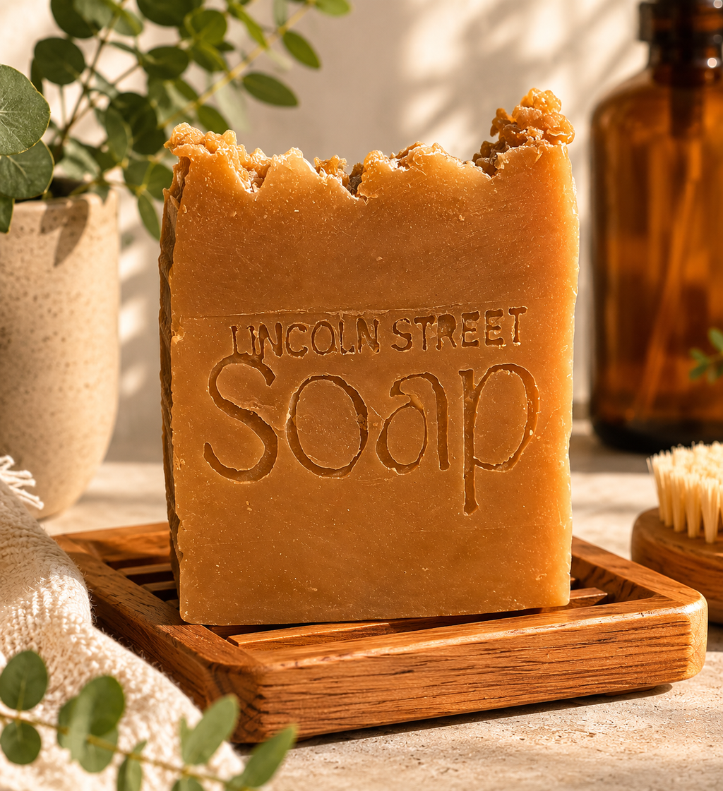 Champaka Artisan Soap | Nag Champa Inspired Bar Soap with Olive, Coconut & Sesame Oils | Handmade Natural Soap