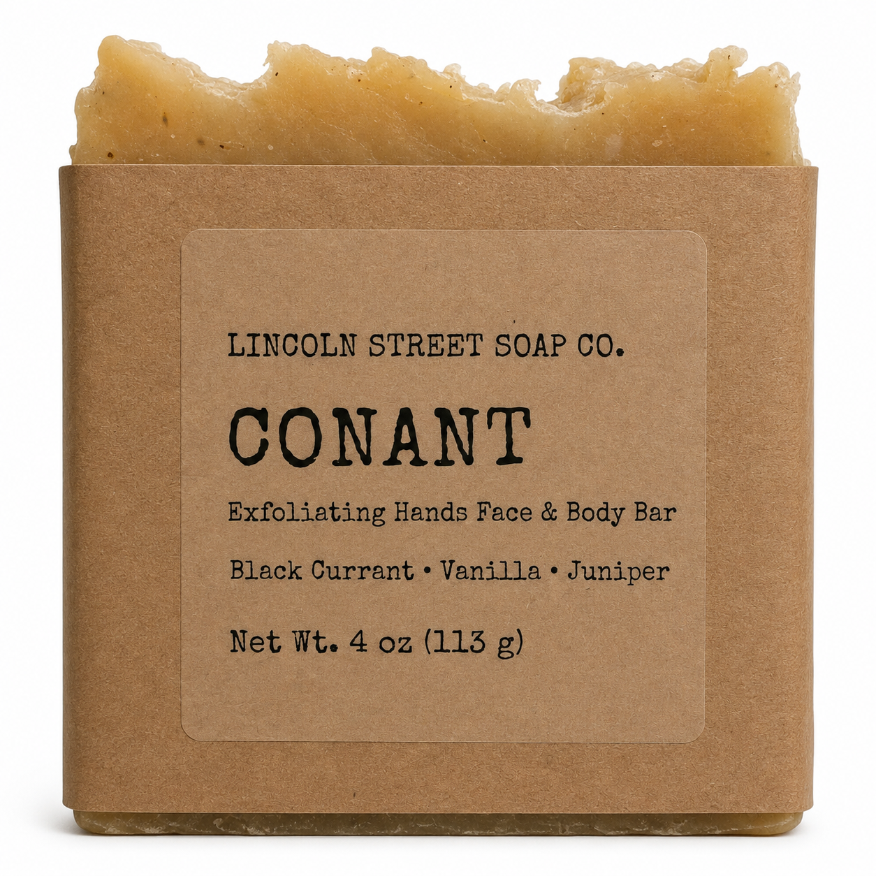 Conant Artisan Bar Soap | Black Currant, Vanilla & Juniper Berry | Handmade Botanical Soap