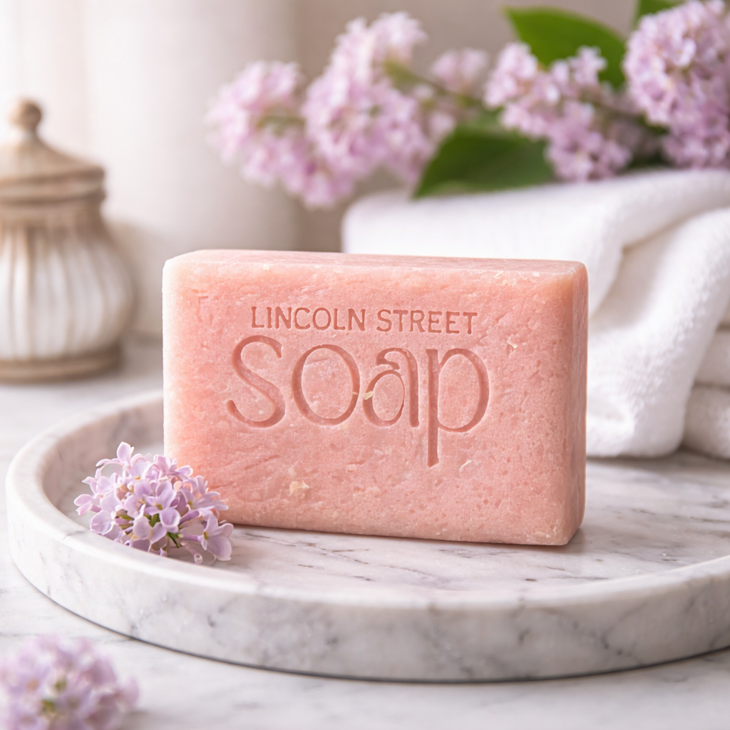Lilac Bar Soap – Moisturizing Handmade Soap with Shea Butter & Plant Oils