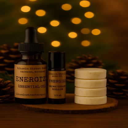 Energize Aromatherapy Blend – Citrus • Bright • Uplifting