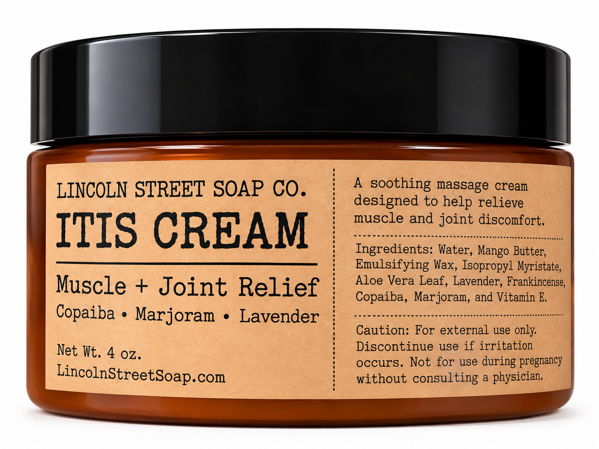 ITIS Cream – Restorative Botanical Moisturizer with Hempseed & Wheat Germ Oils | 4 oz