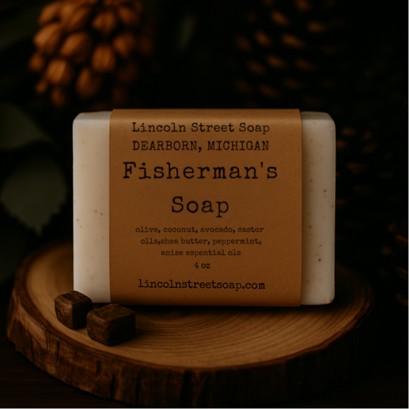 Fisherman’s Soap Bar | Odor-Neutralizing Exfoliating Hand Soap for Anglers