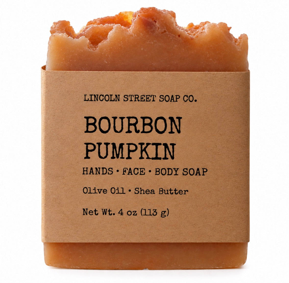 Bourbon Pumpkin · Creamy Bar Soap