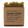 German Winter Bar Soap | Fresh Evergreen Essential Oil Soap with Cedarwood, Fir, Pine & Rosemary