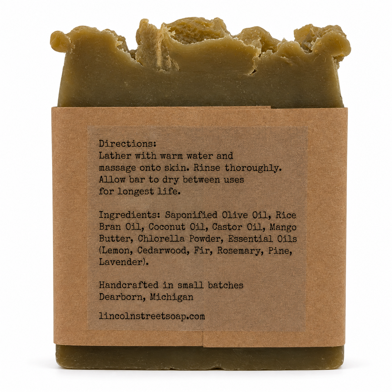 German Winter Bar Soap | Fresh Evergreen Essential Oil Soap with Cedarwood, Fir, Pine & Rosemary