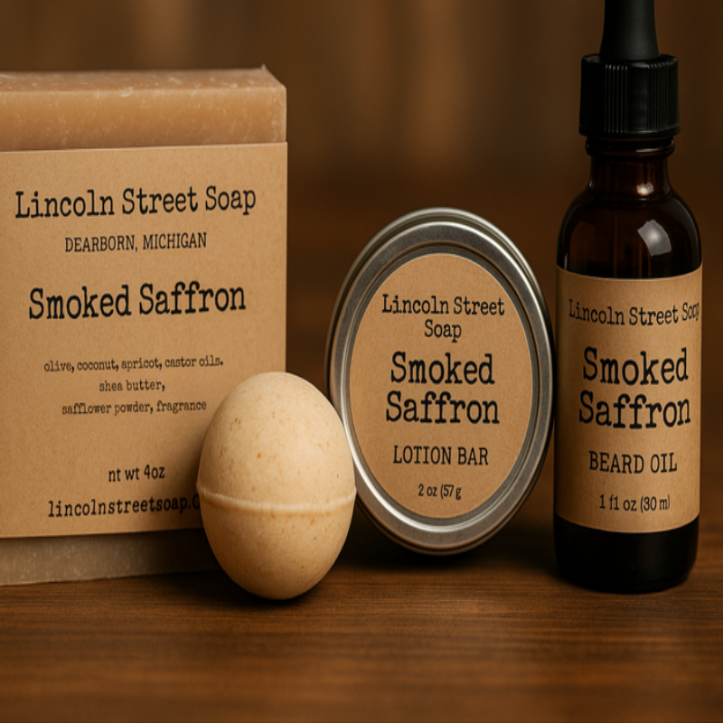 Smoked Saffron – Birch Tar, Tobacco & Warm Resin Aroma