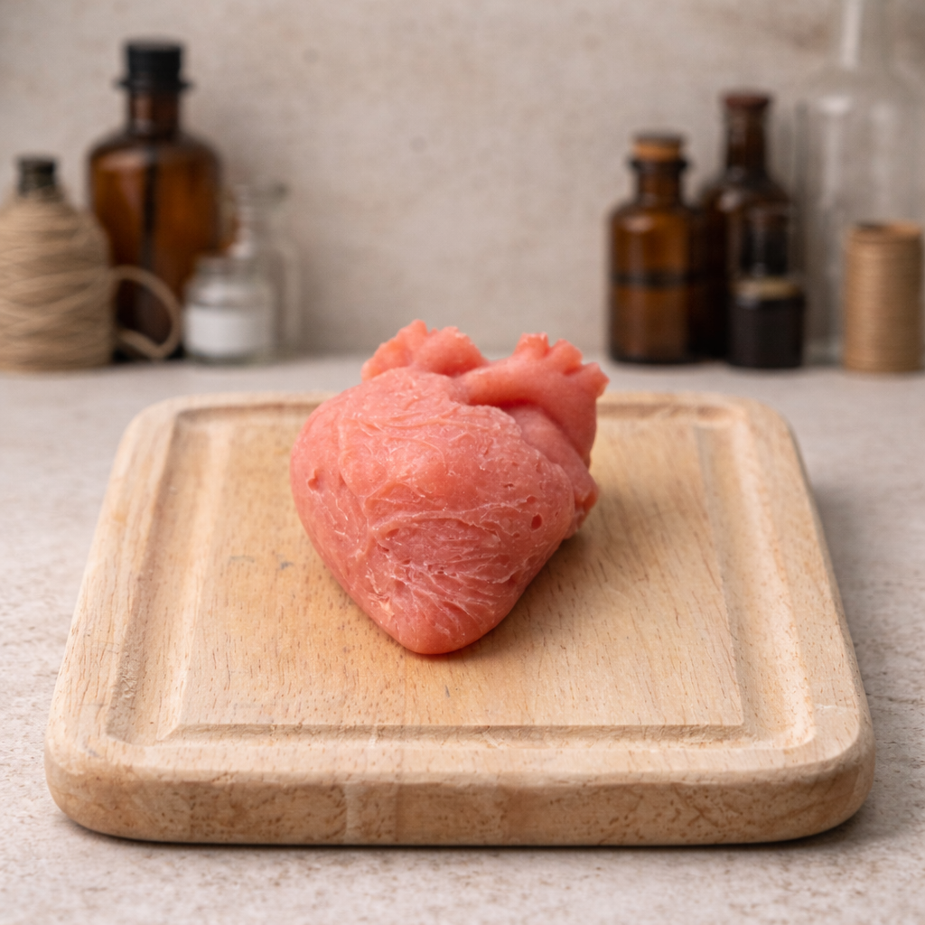 Anahata Heart Chakra Gift Set | Anatomical Heart Soap (1 oz) & Parfum Roller (10 ml)