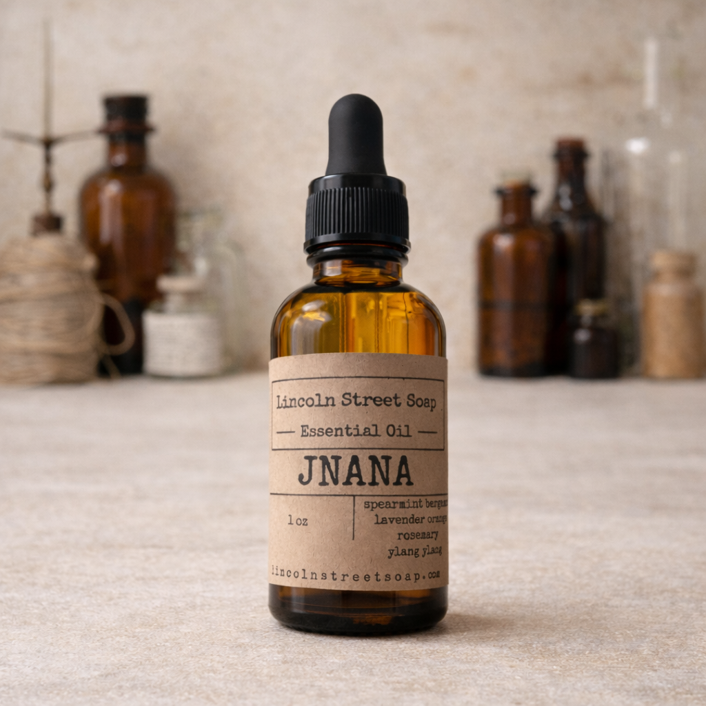 Jnana Essential Oil Blend | Mint, Rosemary, Lavender, Orange, Ylang Ylang & Bergamot 1oz