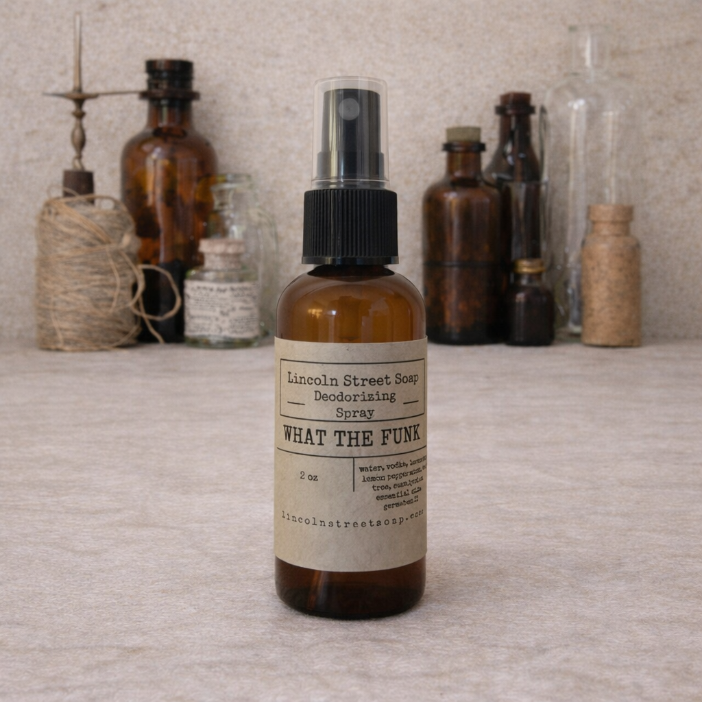 What the Funk Deodorizing Room & Linen Spray | Natural Odor Eliminator with Essential Oils