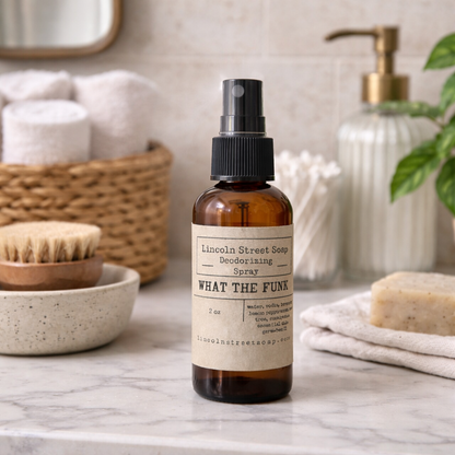 What the Funk Deodorizing Room & Linen Spray | Natural Odor Eliminator with Essential Oils