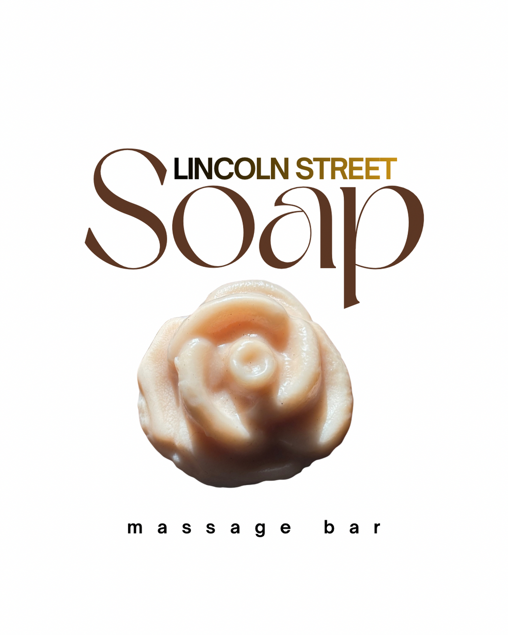 Botanical Aromatherapy Massage Bar (2 oz) | Cocoa Butter, Patchouli & Rose Essential Oils