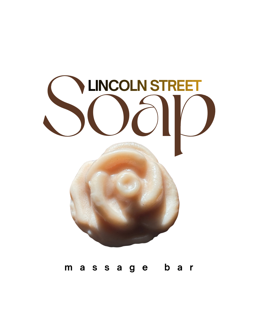 Botanical Aromatherapy Massage Bar (2 oz) | Cocoa Butter, Patchouli & Rose Essential Oils