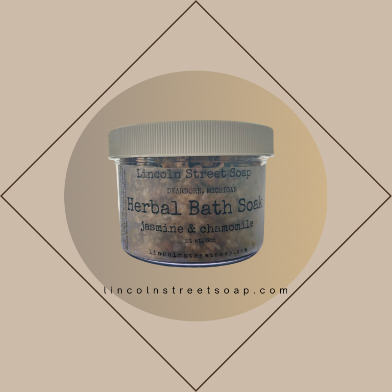 Calming Jasmine & Chamomile Herbal Bath Soak