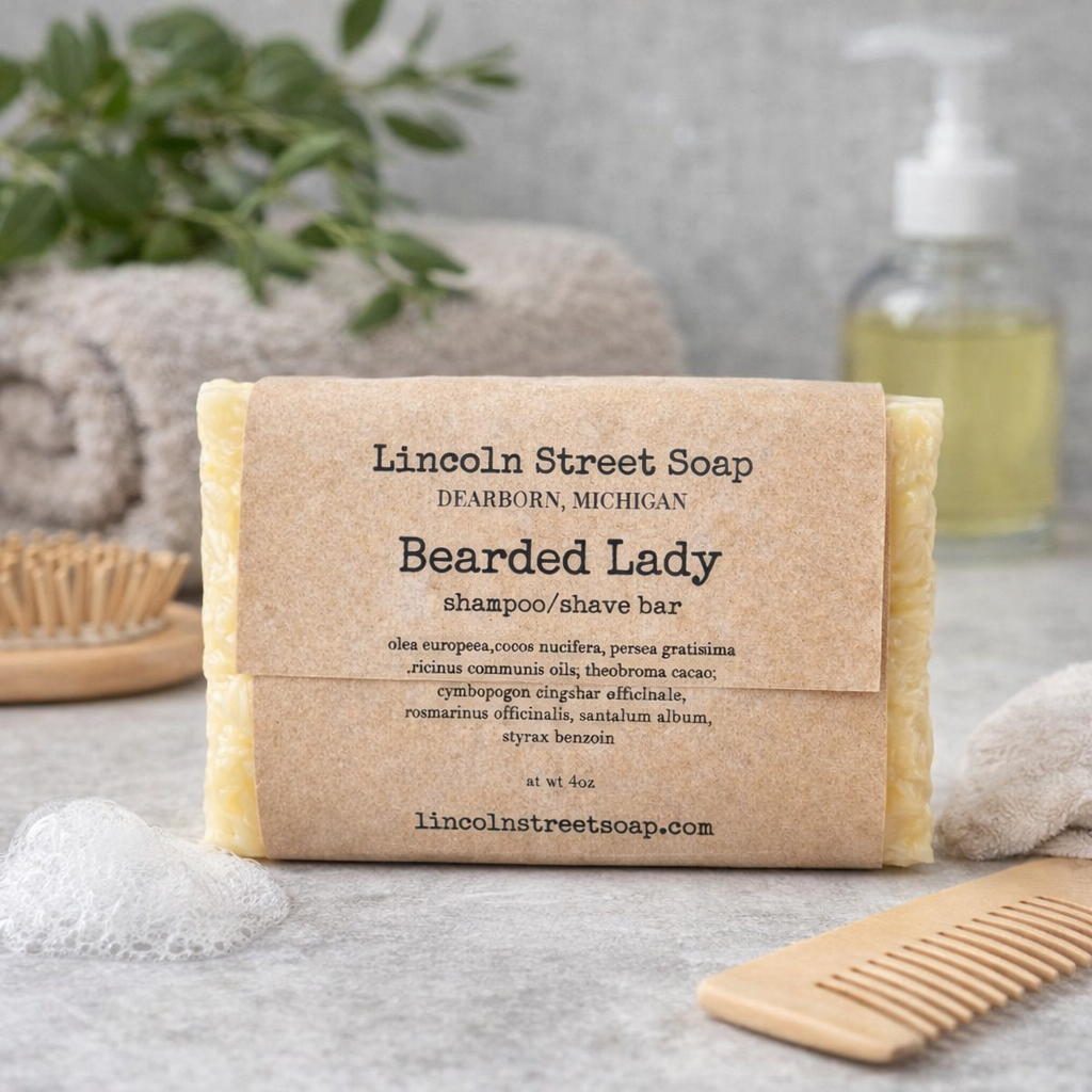 Bearded Lady – Shampoo + Shave Bar