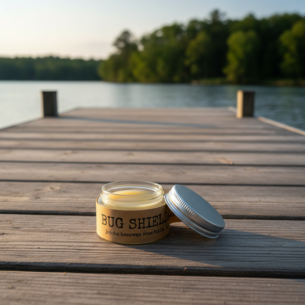 BUG SHIELD BALM | Natural Essential Oil Bug Repellent Balm | Mosquito, Tick & Outdoor Protection Balm