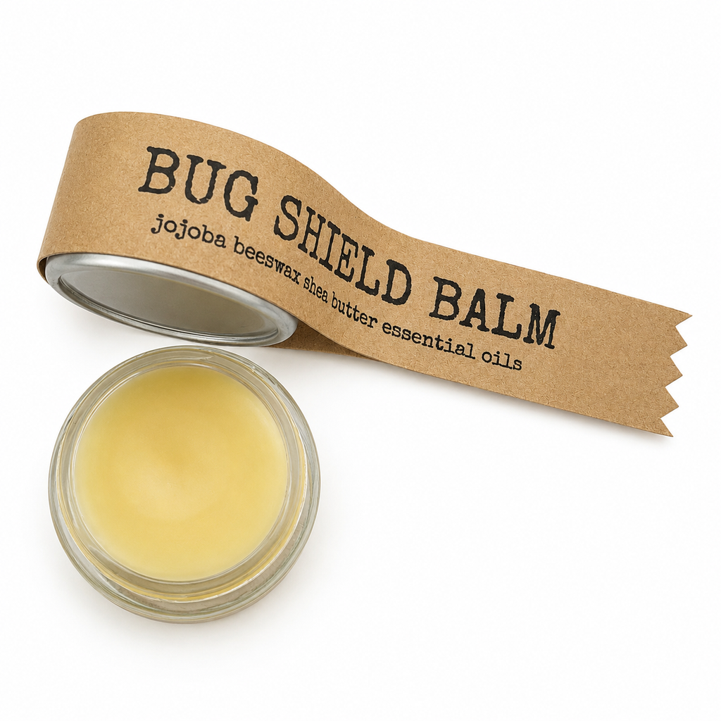 BUG SHIELD BALM | Natural Essential Oil Bug Repellent Balm | Mosquito, Tick & Outdoor Protection Balm