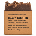 Black Orchid Soap Bar | Tahitian Vanilla, Amber & Egyptian Sandalwood | Luxury Botanical Soap