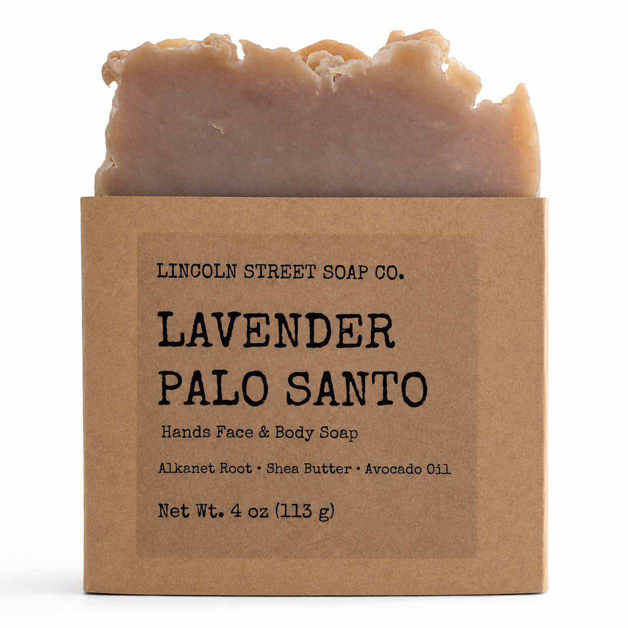 Lavender Palo Santo Handmade Bar Soap | Moisturizing Artisan Soap with Shea Butter | 4 oz