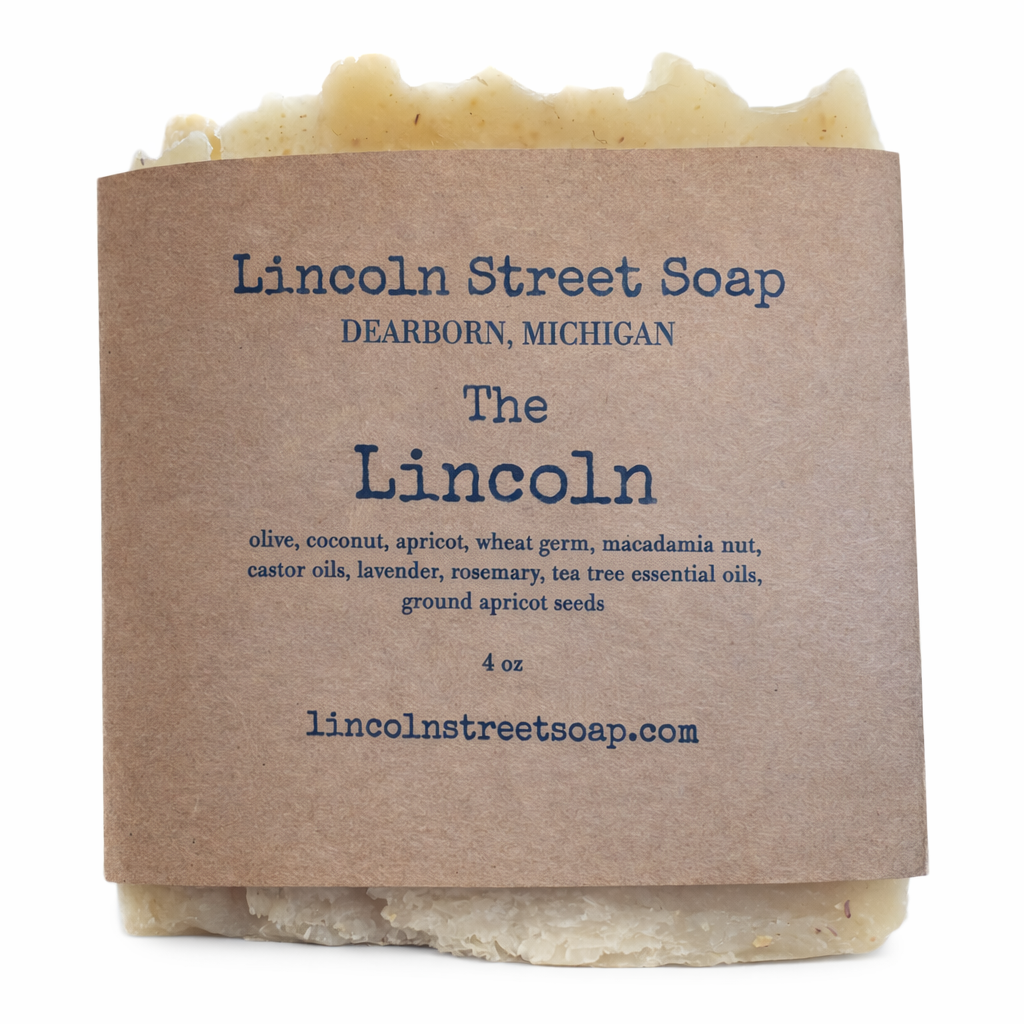 The Lincoln Bar Soap | Botanical Exfoliating Soap with Macadamia & Wheat Germ Oils