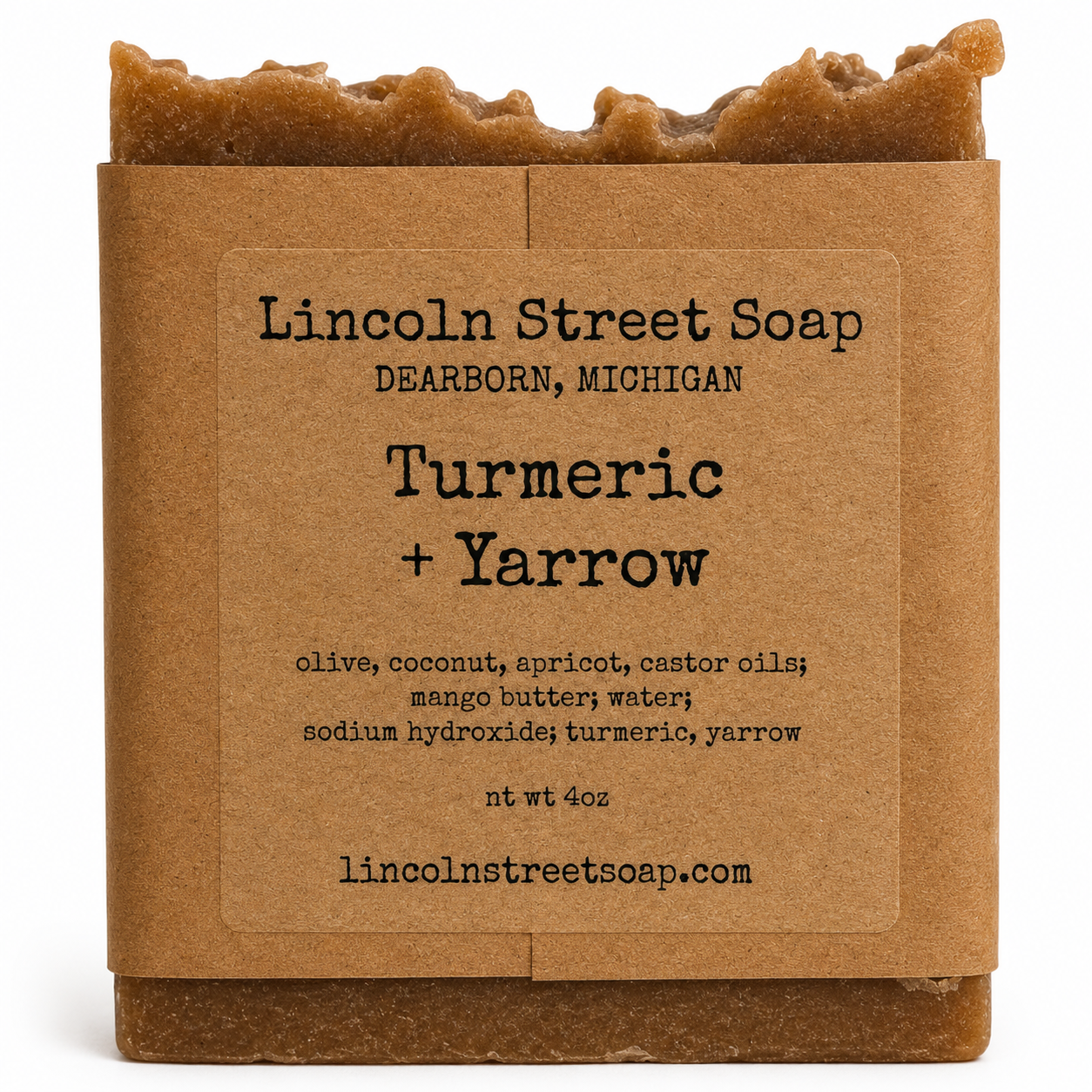 Turmeric & Yarrow Soap – Calming Herbal Skin-Soothing Bar