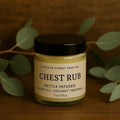 Herbal Chest Rub – Nettle-Infused Olive Oil & Essential Oil Respiratory Blend | Natural Relief Salve