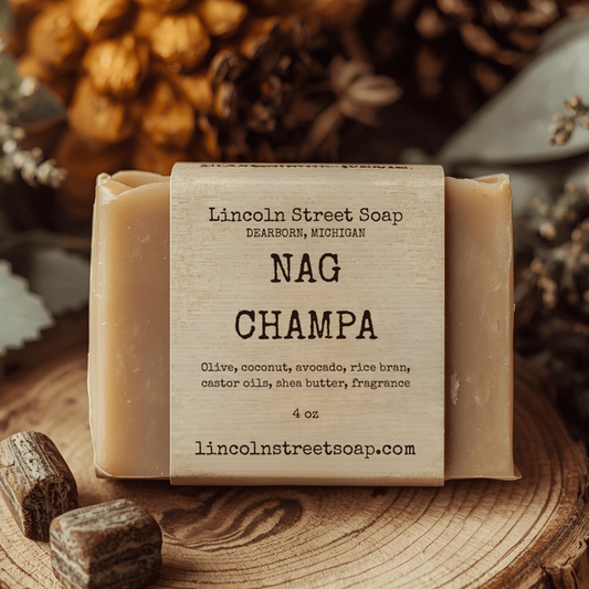 Nag Champa Soap Bar – Classic Resinous & Sandalwood Blend